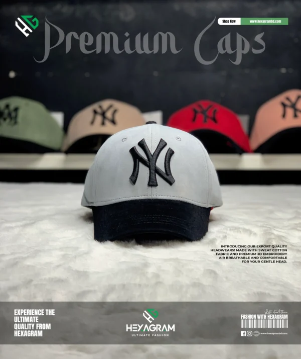 Premium Sweat Cotton NY Cap Stone Color