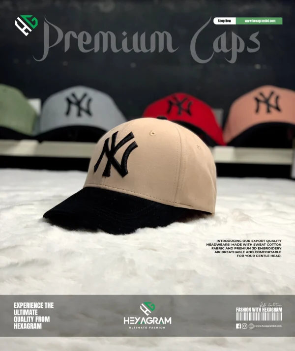 Premium Sweat Cotton NY Cap - Image 2