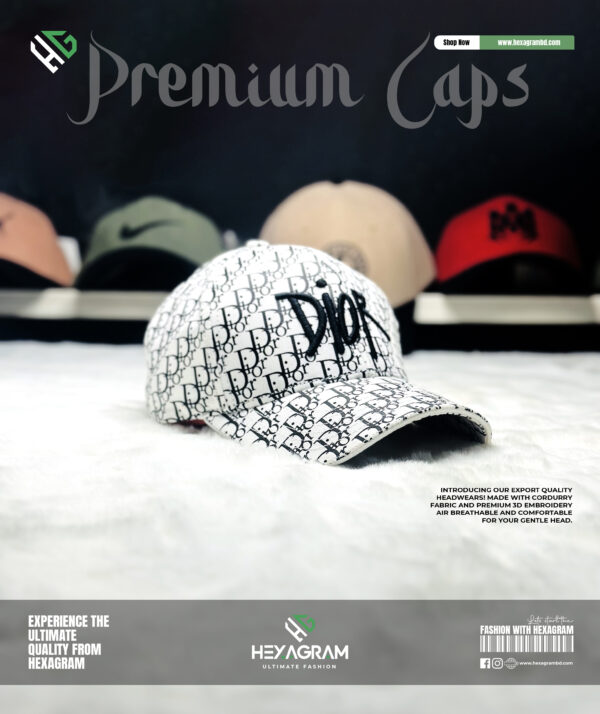 Dior Cap White - Image 3
