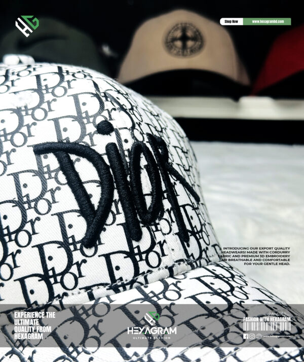 Dior Cap White - Image 4